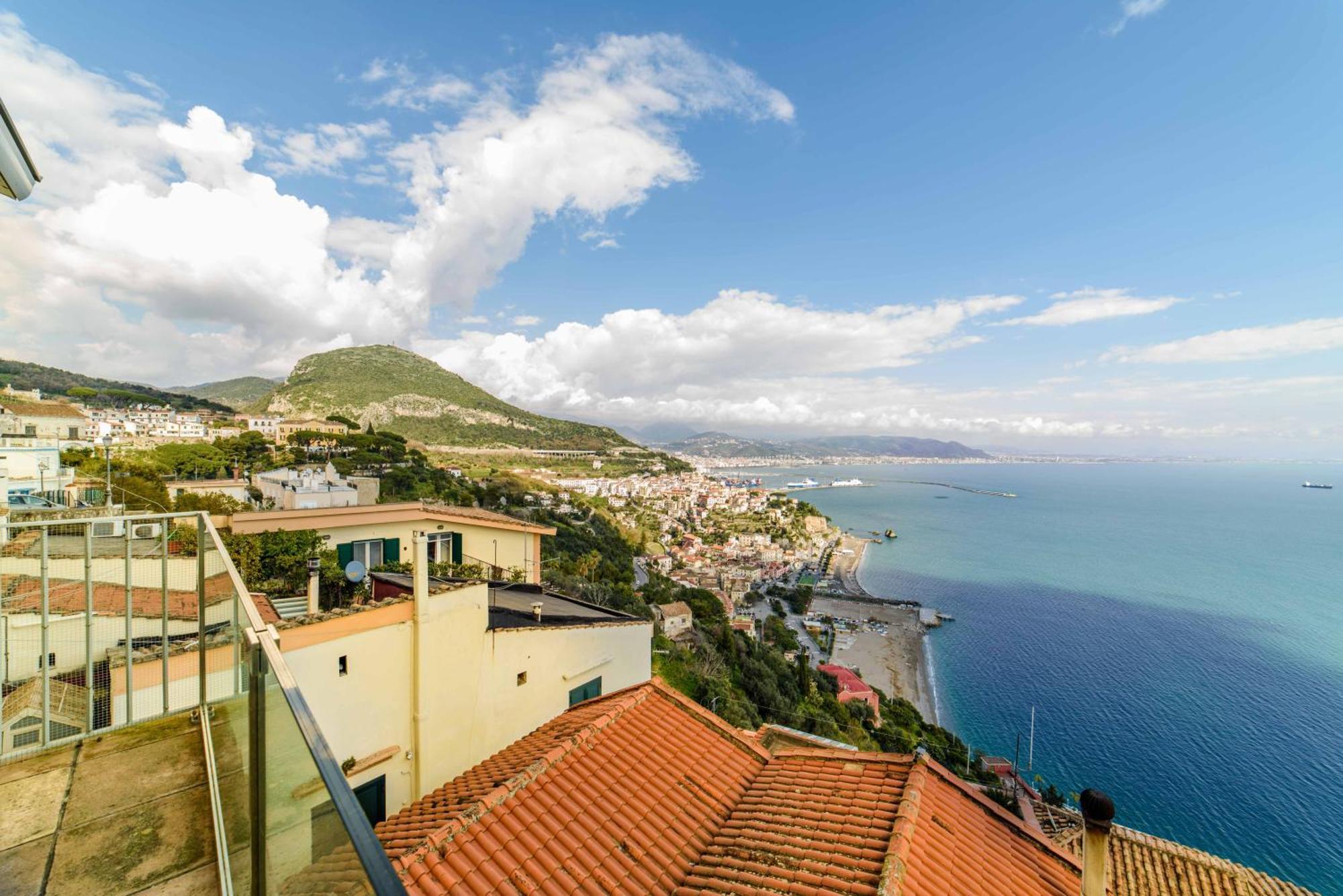 Panoramic Amalfitan Coast Hideaway Villa Vietri sul Mare Exterior photo
